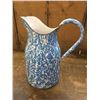 Image 1 : Blue Swirl Graniteware Enamel Pitcher