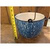 Image 7 : Blue Swirl Graniteware Enamel Kettle Pot