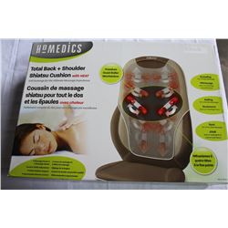 HOMEDICS BACK AND SHOULDER SHIATSU CUSHION WITH HEAT