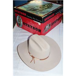 STETSON 4X BEAVER HAT SIZE 57/7 1/8" IN BOX