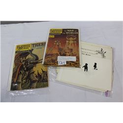 TWO COLLECTIBLE ILLUSTRATED CLASSIC MAGAZINES AND BLACK