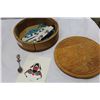 Image 1 : NATIVE WOOD BOX AND NATIVE JEWELLRY