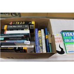 BOX OF ASSORTED BOOKS