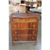 Image 1 : VINTAGE 4-DRAWER WALNUT DRESSER