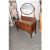Image 2 : ANTIQUE OAK DRESSER WITH MIRROR