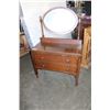 Image 3 : ANTIQUE OAK DRESSER WITH MIRROR