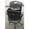 Image 1 : BLACK OFFICE CHAIR AND BRIEFCASE