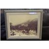 Image 1 : VINTAGE FRAMED PICTURE OF BANFF HOTEL
