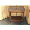 Image 1 : TWO TIER WALNUT TROLLEY