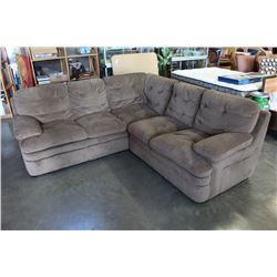 MODERN 2-PIECE SECTIONAL SOFA IN FABRIC