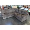 Image 1 : MODERN 2-PIECE SECTIONAL SOFA IN FABRIC