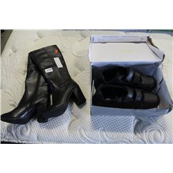 PAIR OF BOOTS AND PAIR OF SHOES