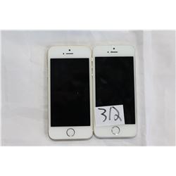 LOT OF TWO IPHONE 5S TELUS parts only