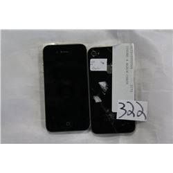 TWO IPHONE 4 BLACK CHATR parts only