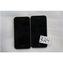 TWO IPHONE 4 BLACK FIDO parts only