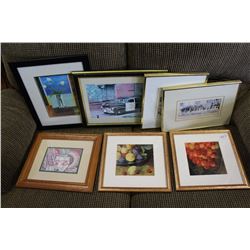 LOT OF SMALL ESTATE PRINTS