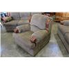 Image 2 : 3 PIECE PILLOW BACK WOOD FRAME SOFA LOVESEAT AND CHAIR