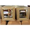 Image 1 : TWO RUSTIC FRAMED MIRRORS