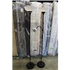 Image 1 : TWO BLACK MATCHING FLOOR LAMPS