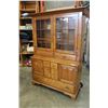 Image 1 : 2-PIECE UNIQUE FURNITURE MAKERS COUNTRY CABINET