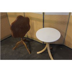 TILT TOP TABLE AND SMALL ENDTABLE