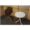 Image 1 : TILT TOP TABLE AND SMALL ENDTABLE