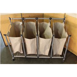 ROLLING HAMPER ORGANIZER WITH IRON