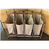 Image 1 : ROLLING HAMPER ORGANIZER WITH IRON