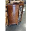 Image 2 : ANTIQUE GLASS FRONT DISPLAY CABINET
