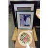 Image 1 : NEEDLEWORK AND PHOTO AND FRAMES