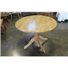 Image 2 : ROUND MAPLE DROPLEAF TABLE