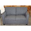Image 2 : BRAND NEW 2-PIECE ASHLEY SOFA SET IN DARK GREY FABRIC