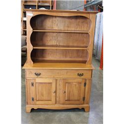 VILAS MAPLE SERVER WITH HUTCH TOP