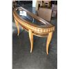 Image 1 : MODERN ETCHED GLASS SOFA TABLE