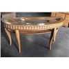 Image 2 : MODERN ETCHED GLASS SOFA TABLE