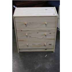 SMALL 3 DRAWER PINE DRESSER