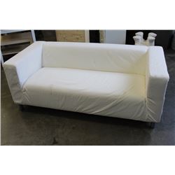 WHITE UPOLSTERED IKEA SOFA