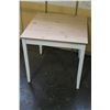 Image 1 : SQUARE WHITE PINE TOP TABLE AND CHAIR