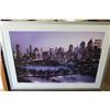 Image 1 : LARGE WHITE FRAMED CITY PHOTO PRINT