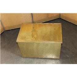 BRASS WOOD BOX