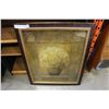 Image 1 : LARGE FRAMED DESIGNER FLOWER PRINT