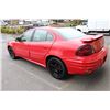 Image 2 : 1999 PONTIAC GRAND AM, RED, 4-DOOR, 200,000 KM, AS NEW AFTERMARKET WHEELS AND TIRES