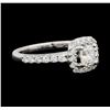 Image 2 : 14KT White Gold 1.00ctw Diamond Ring