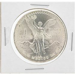 1985 Mexcian Libertad 1 Onza Silver Coin