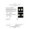 Image 3 : 14KT Two Tone Gold 1.44ctw Diamond Earrings