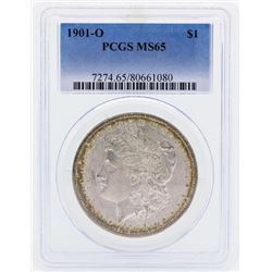 1901-O $1 Morgan Silver Dollar Coin PCGS MS65