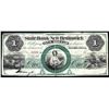 Image 1 : 1800s The State Bank of New Brunswick Obsolete Bank Note