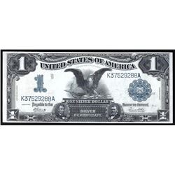 1899 $1 Black Eagle Silver Certificate Note
