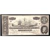 Image 1 : 1864 $20 The Confederate States of America Note