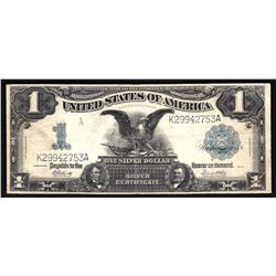 1899 $1 Black Eagle Silver Certificate Note